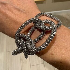 5 for $30 Silver Chunky Standout Bracelet
